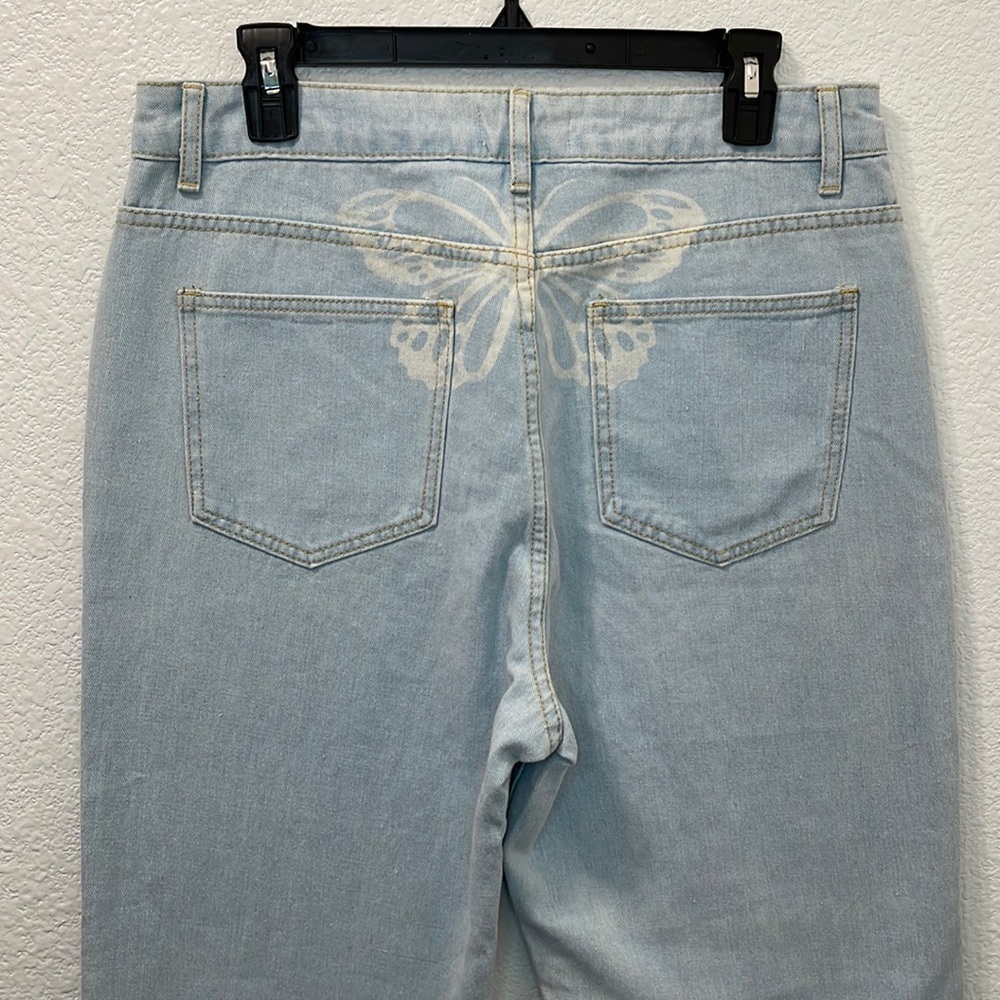 Between Us Butterfly High Rise Jeans NWOT